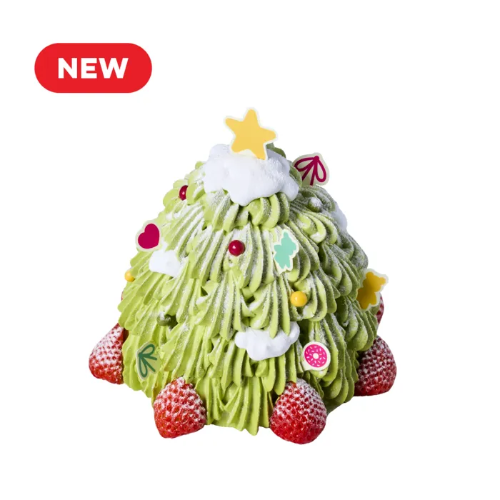 노티드 메리 피스타치오 트리 케이크