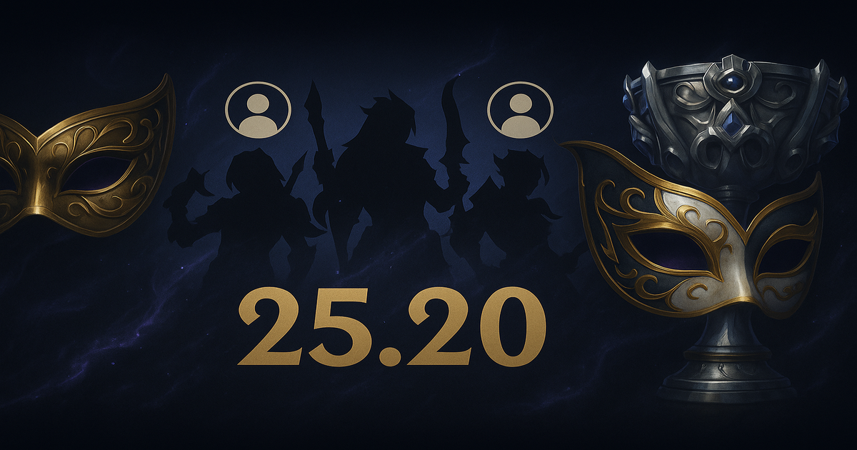 리그오브레전드 25.20 패치 익명화 모드 가면무도회 기능 월드챔피언십 업데이트 썸네일