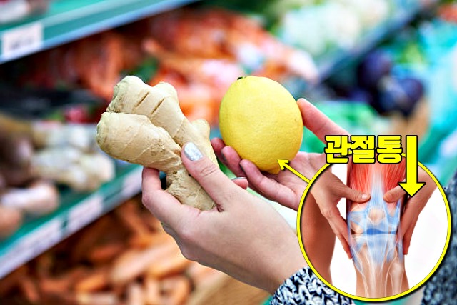 관절염에 좋은 음식 생강효능 레몬효능 