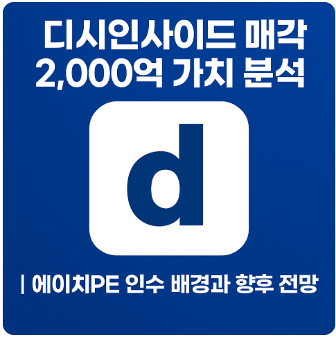 디시인사이드 매각 2,000억 가치 분석 ❘ 에이치PE 인수 배경과 향후 전망