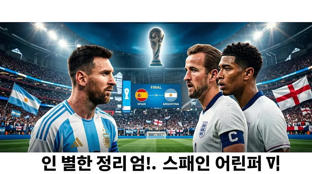 메시 vs 잉글랜드