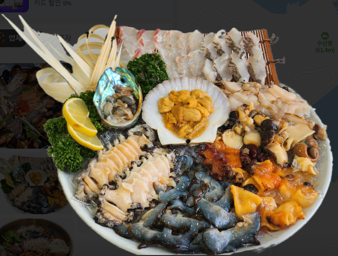 해녀횟집 대표 메뉴