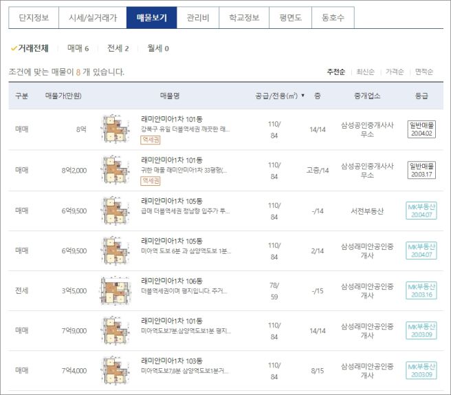 아파트 실거래가 조회 방법
