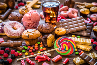 설탕이 많이 들어간 음식