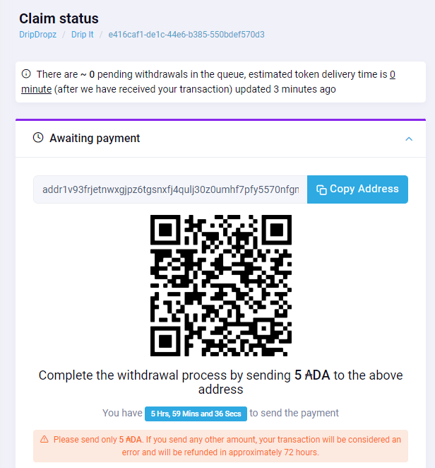 드립 드롭즈-에이다 송부