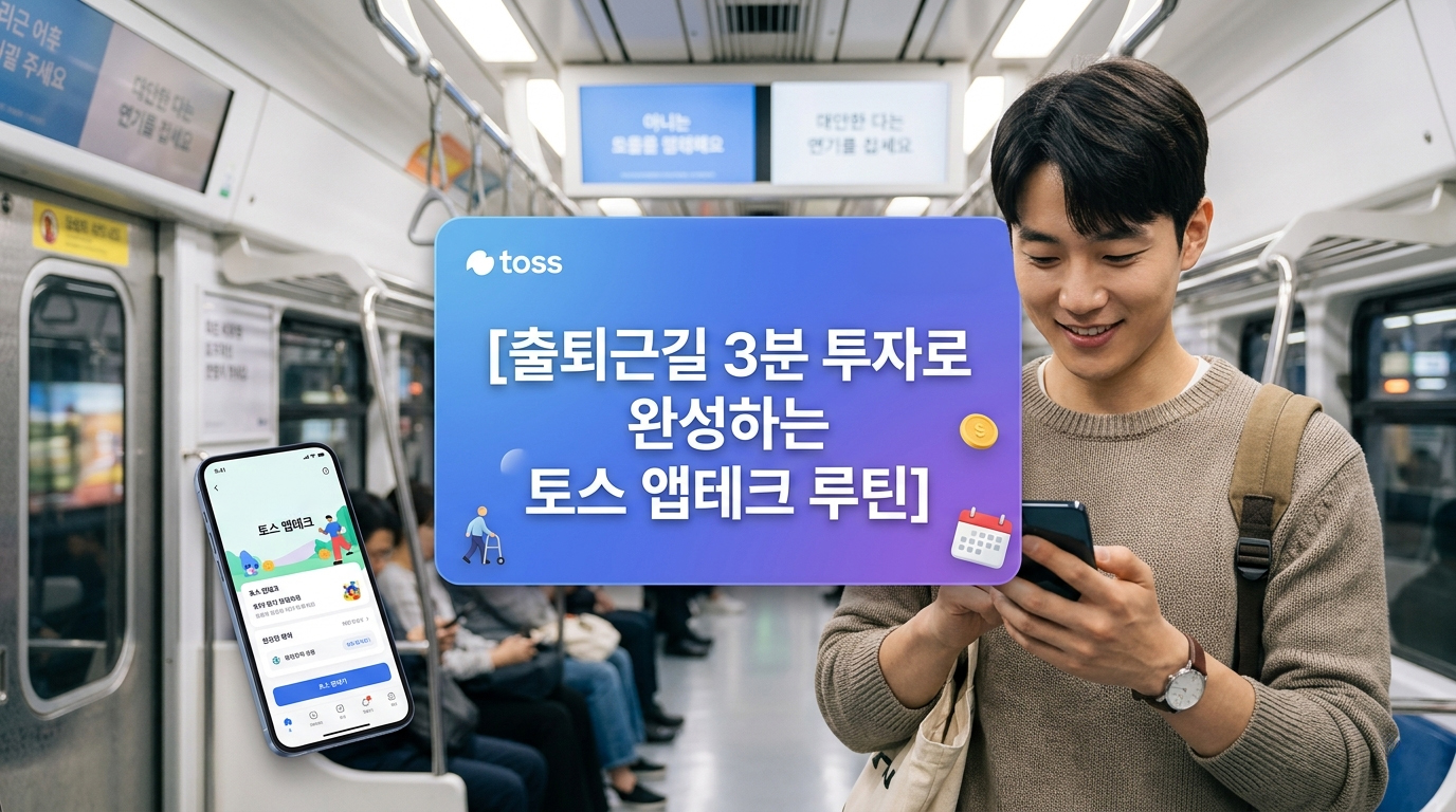 출퇴근길 3분 투자로 완성하는 토스 앱테크 루틴