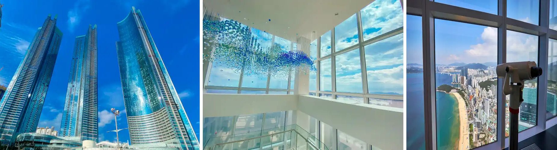 엘시티 전망대 낮 사진