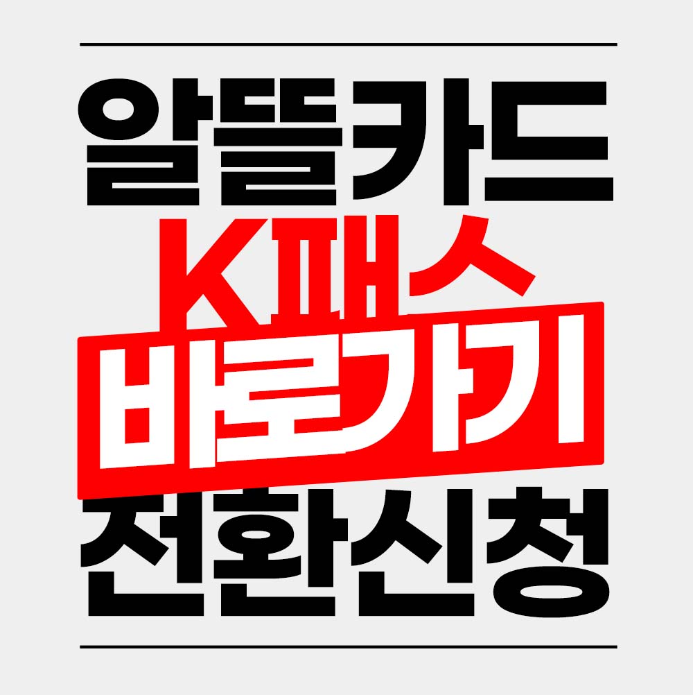 K패스 전환하기 [The경기패스, 인천I패스, 기후동행카드 비교]