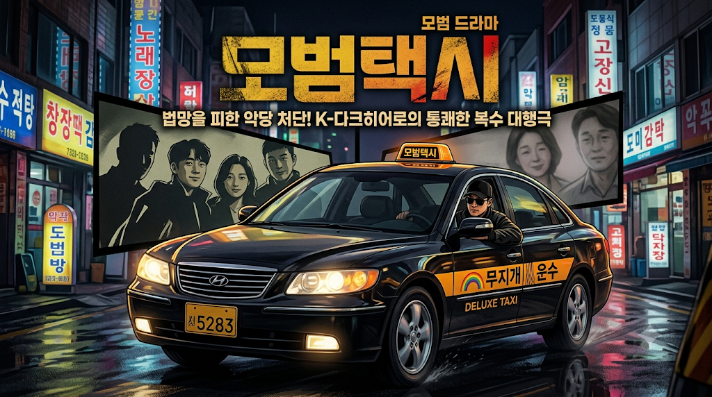 드라마 모범택시 리뷰(공권력의 사각지대, 다크 히어로의 사적 제재, 피해자 일상 회복의 심리학)