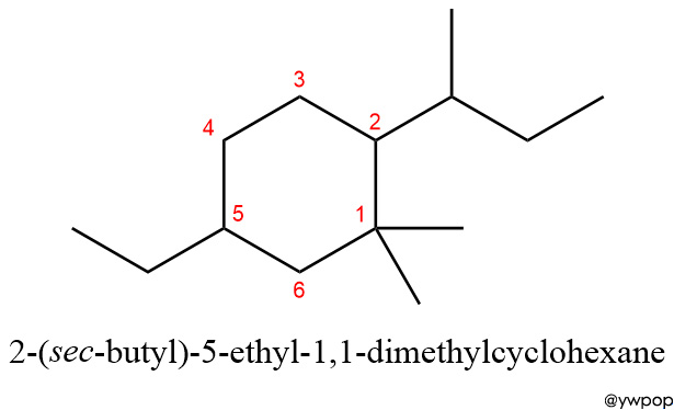 2-(sec-butyl)-5-ethyl-1,1-dimethylcyclohexane