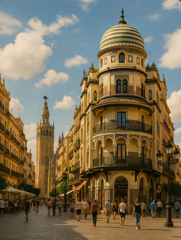 세비아의 중심거리