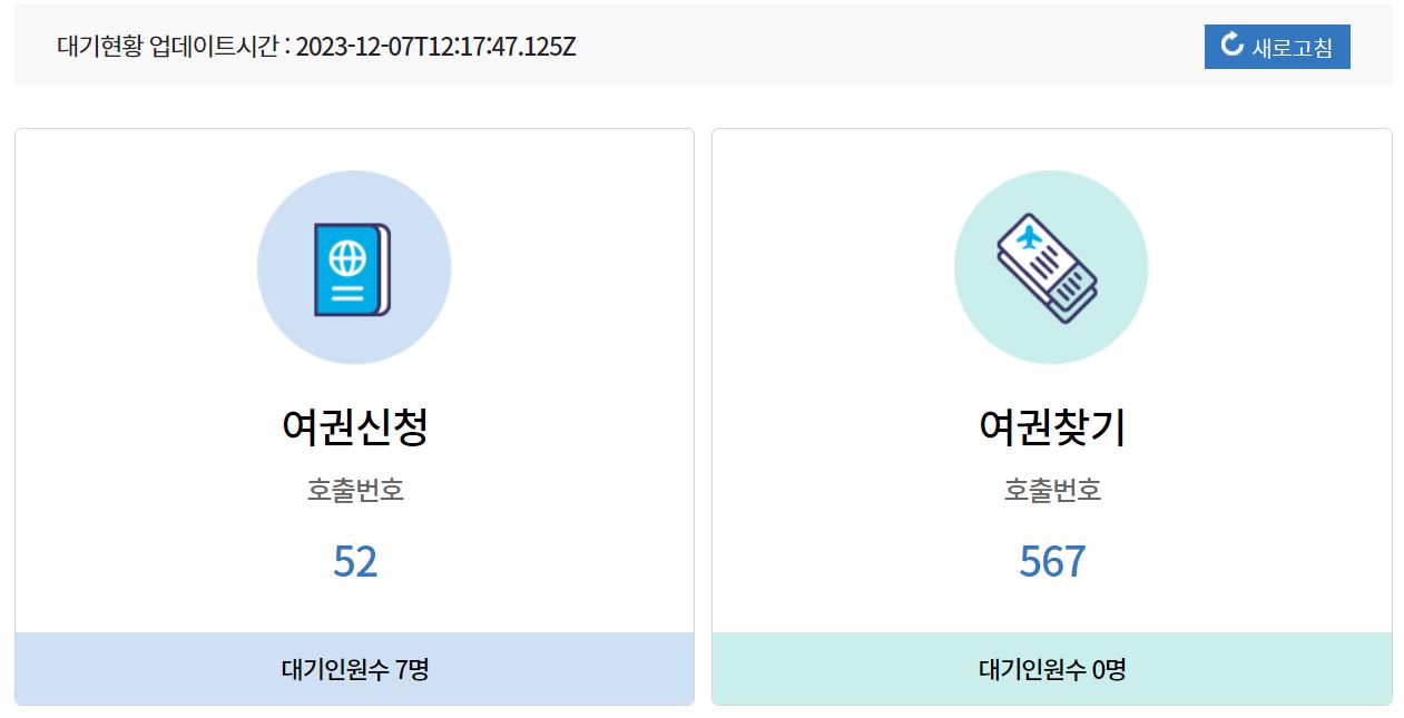 수지구청 여권민원실