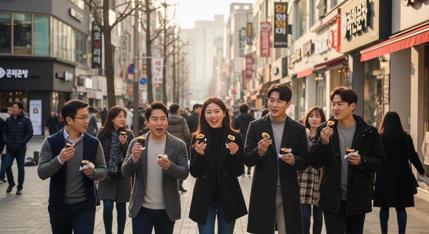 분식집에 &lsquo;김밥 100줄&rsquo;