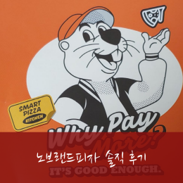 노브랜드피자 솔직후기 썸네일