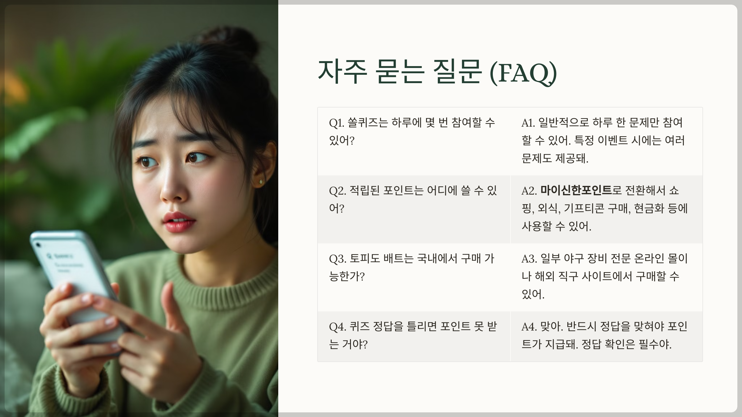 자주 묻는 질문 (FAQ)