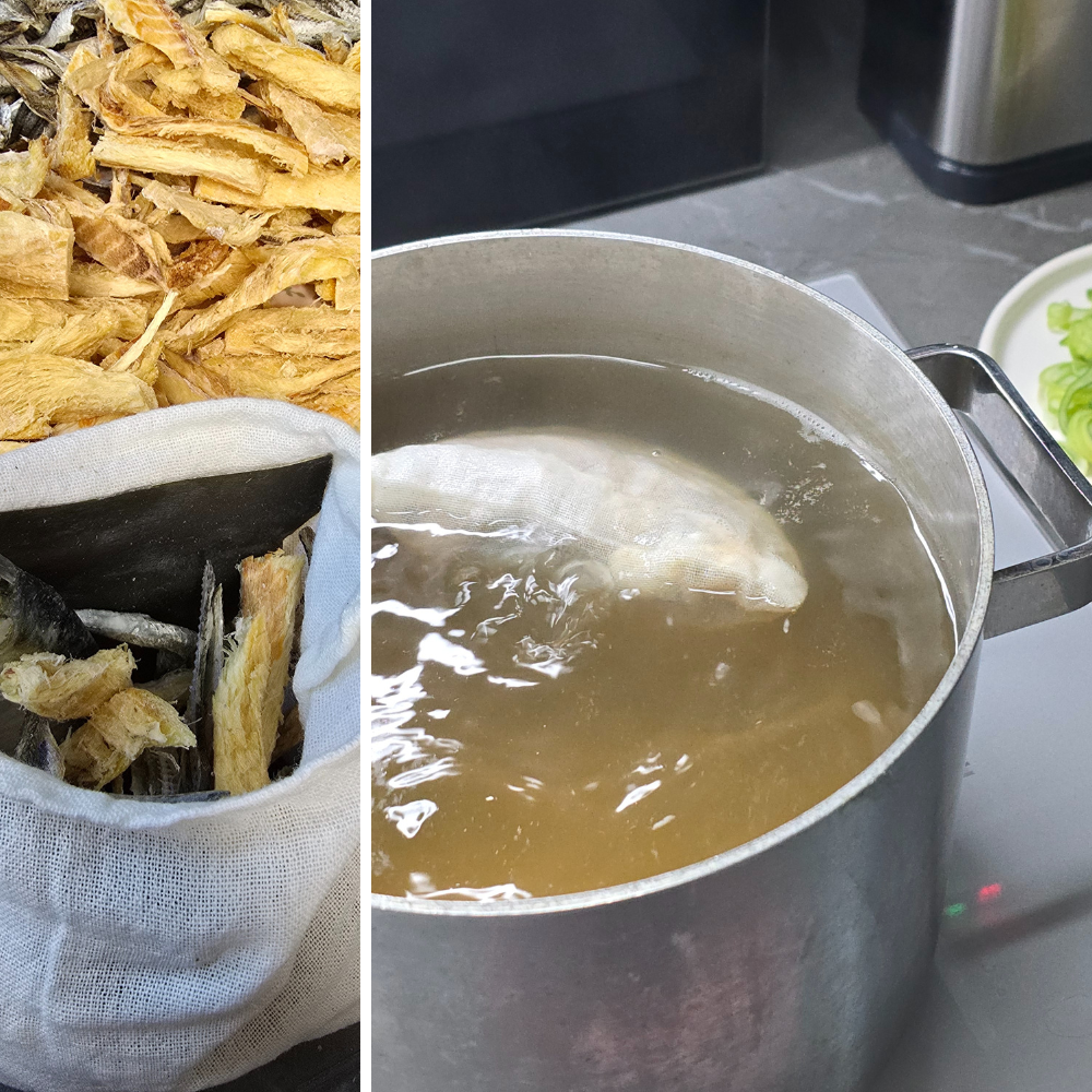 쳔연육수 만들기