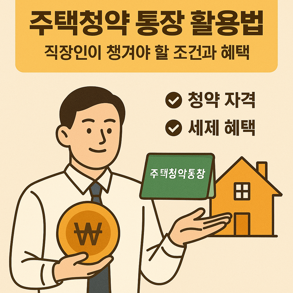 주택청약 통장 활용법, 직장인이 챙겨야 할 조건과 혜택 에 대한 이미지