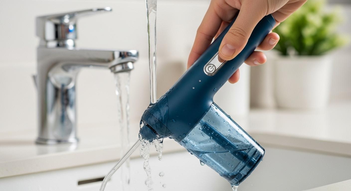 약한 수압 충전식 구강세정기 내돈내산 후기