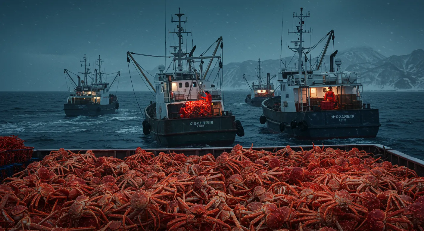 러시아산 킹크랩 공급 감소