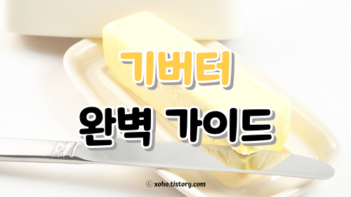 기버터 완벽 가이드