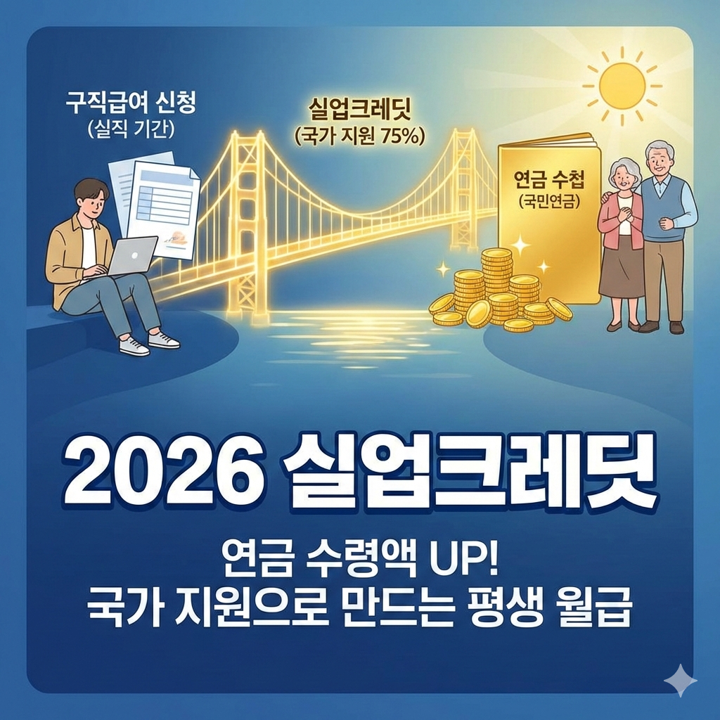2026 실업크레딧 신청 국민연금 수령액 늘리는 확실한 투자일까?