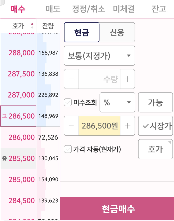 주식 초보 탈출 3탄 호가창 지정가와 시장가 주문 차이