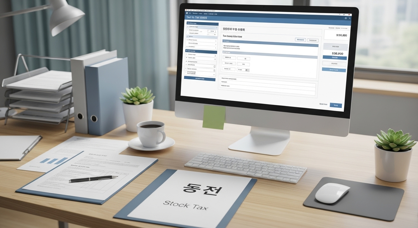 주린이세금&amp;#44; 주식신고&amp;#44; 증권거래