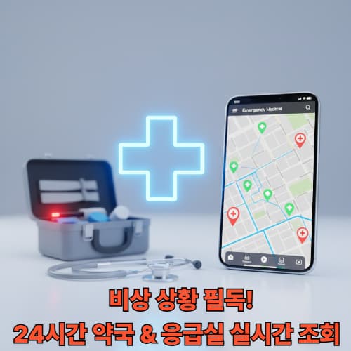 성탄절 당일 문 여는 응급실 및 약국 찾는 법 비상 시 가이드