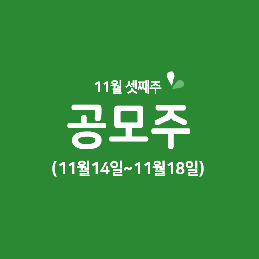 11월 셋째주 공모주 청약일정
