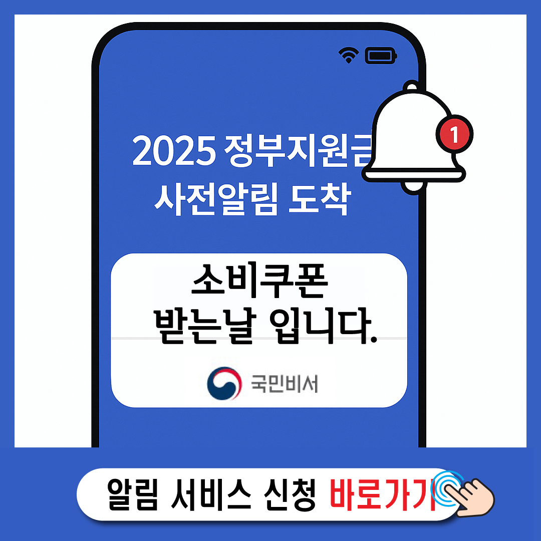 국민비서로 민생회복 소비쿠폰 사전알림-썸네일