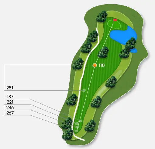 출처 : 한탄강CC, 마운틴코스 5번홀, 6번홀