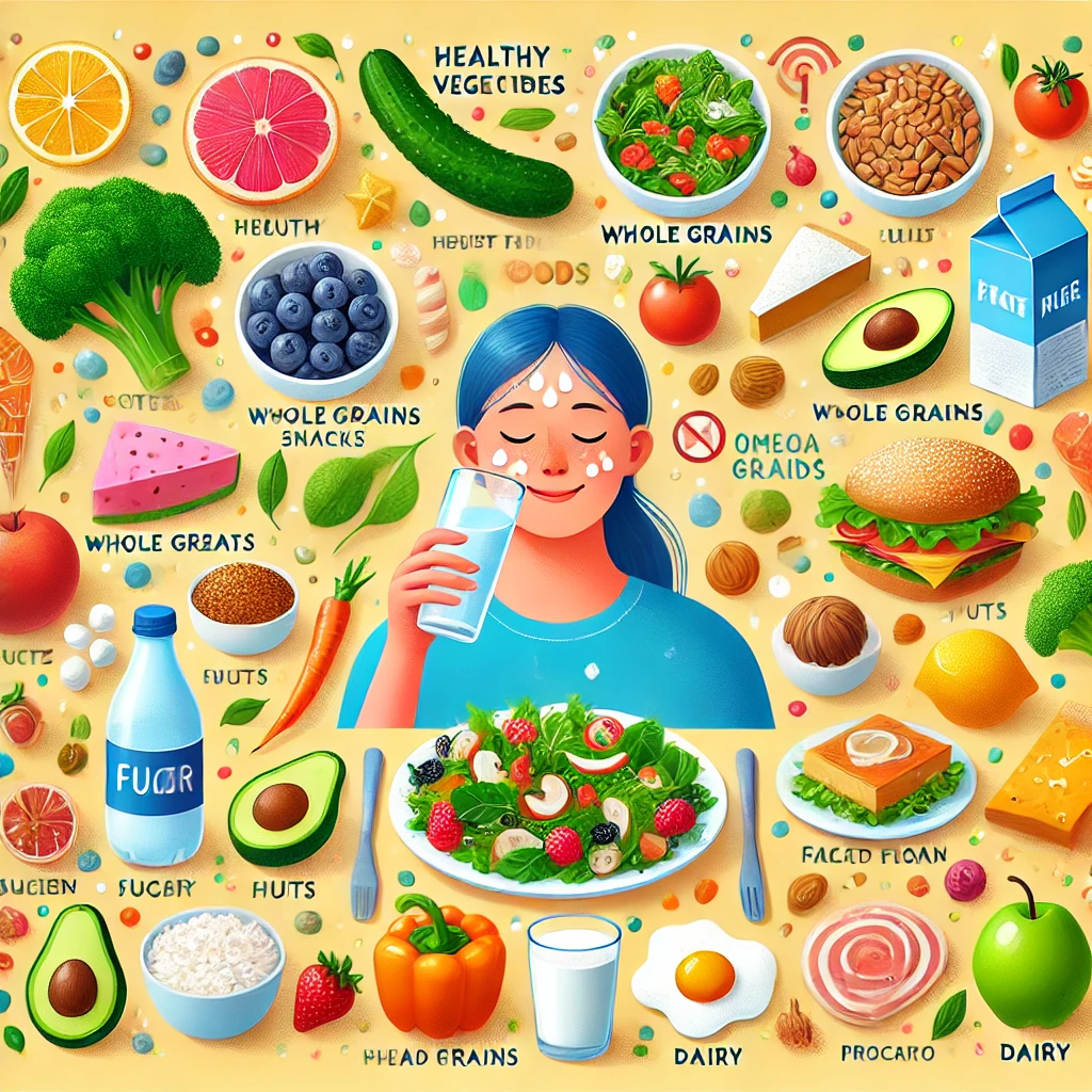 여드름 피부 식단 조절법