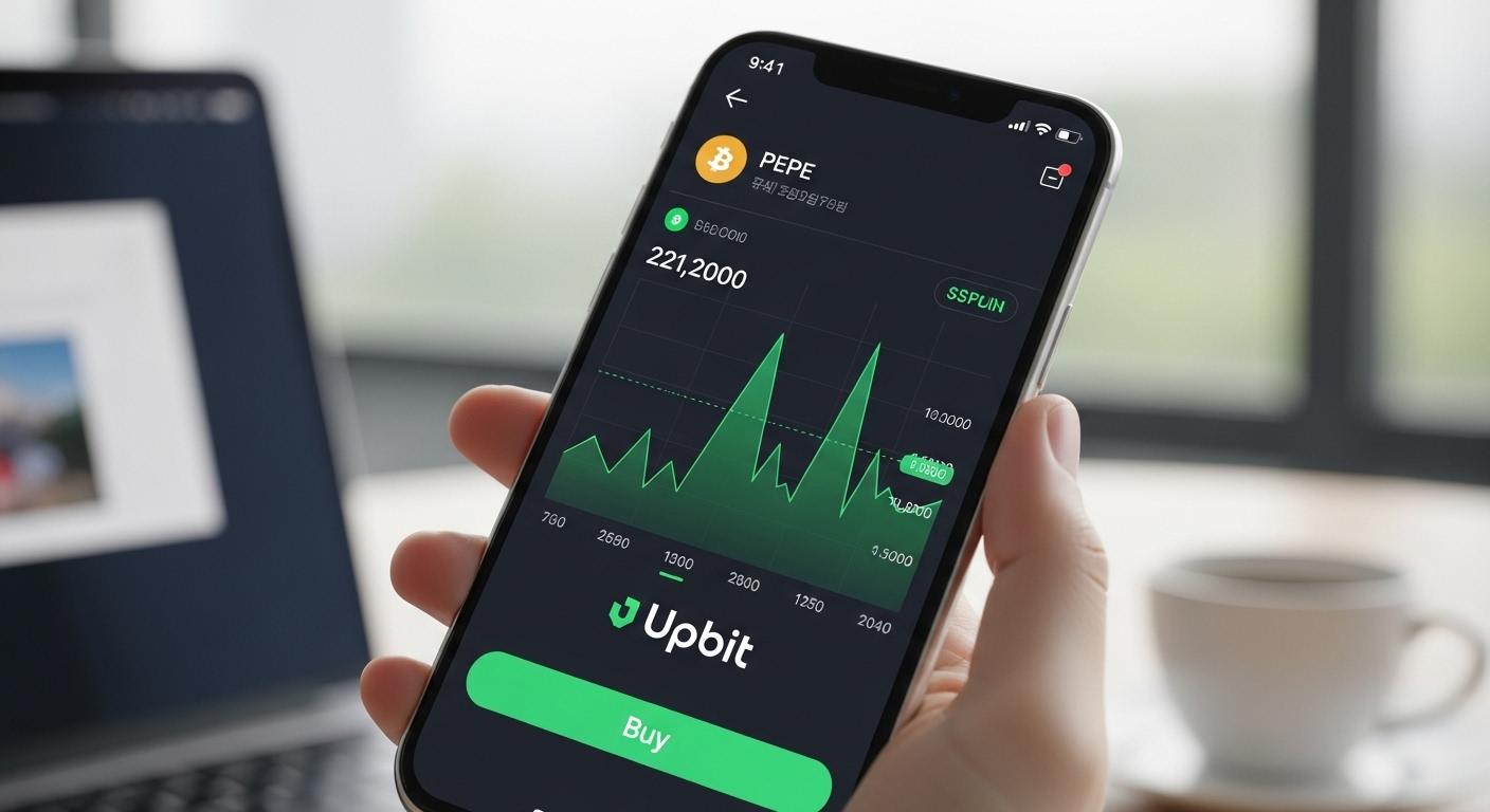 업비트 페페상장