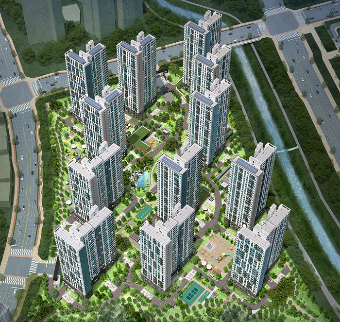 양주 옥정지구 A-4(1)블록 공공 분양 주택 조감도