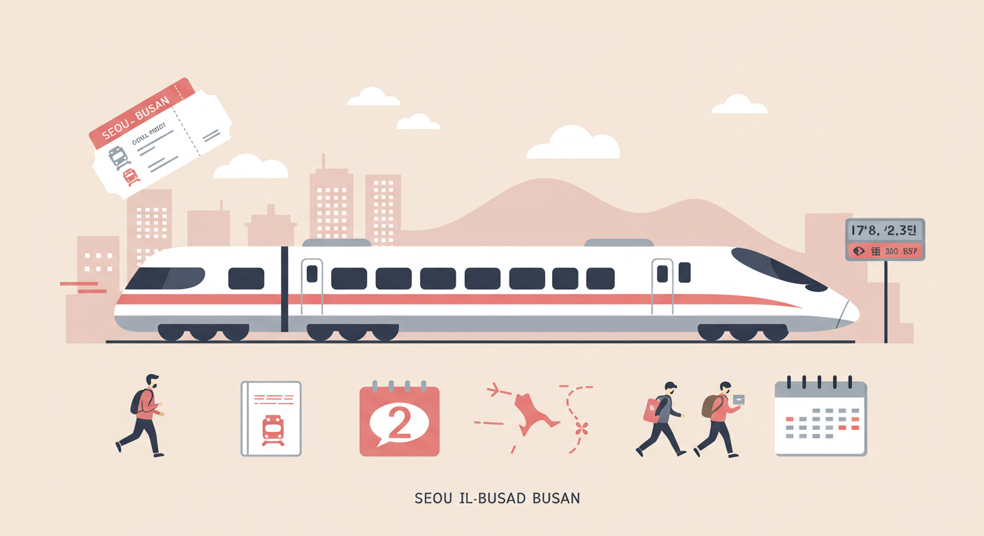서울↔부산 KTS STR 추석 예약 팁