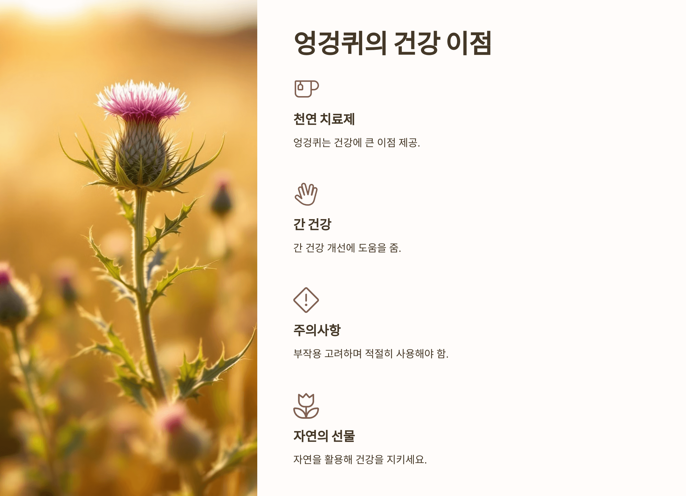 엉겅퀴와 관련된 사진입니다.