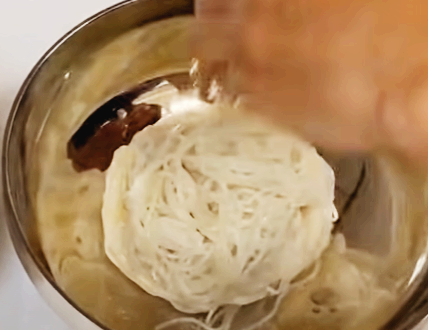 면 올리기