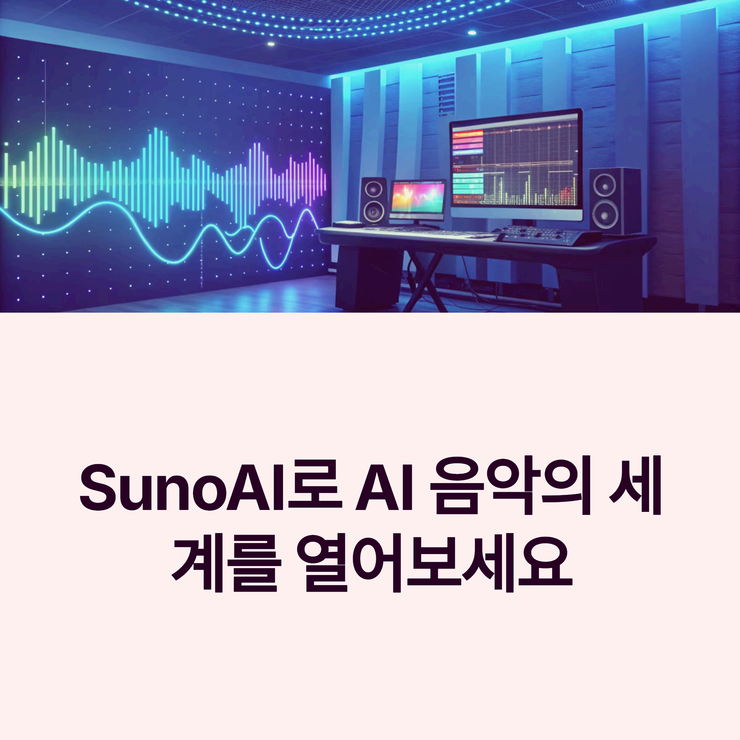 SunoAI로 AI 음악 제작 저작권 문제 해결 수익화 까지 총정리 썸네일 이미지