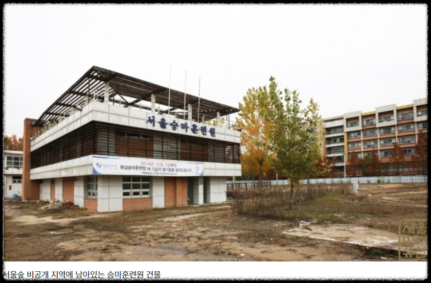 서울숲 성수동 경찰 기마대 부지
