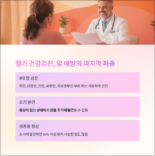 매일 실천하는 작은 습관, 암 예방의 시작입니다