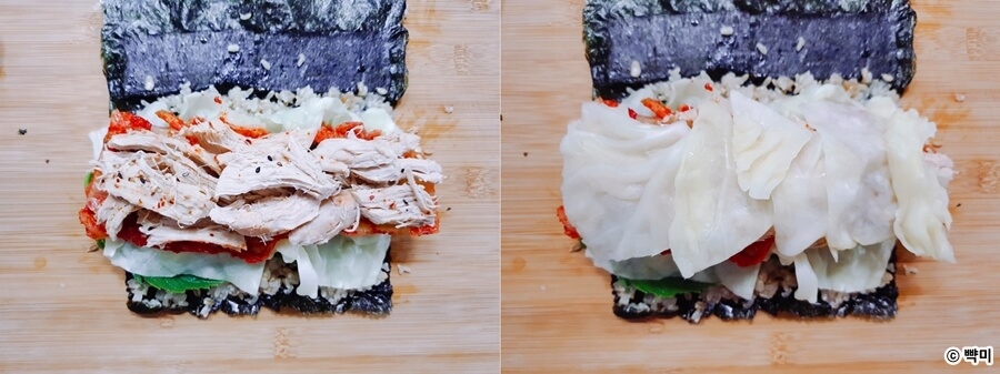 양배추-요리-양배추-닭가슴살-김밥-다이어트-레시피
