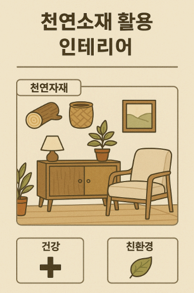 천연소재 활용 인테리어