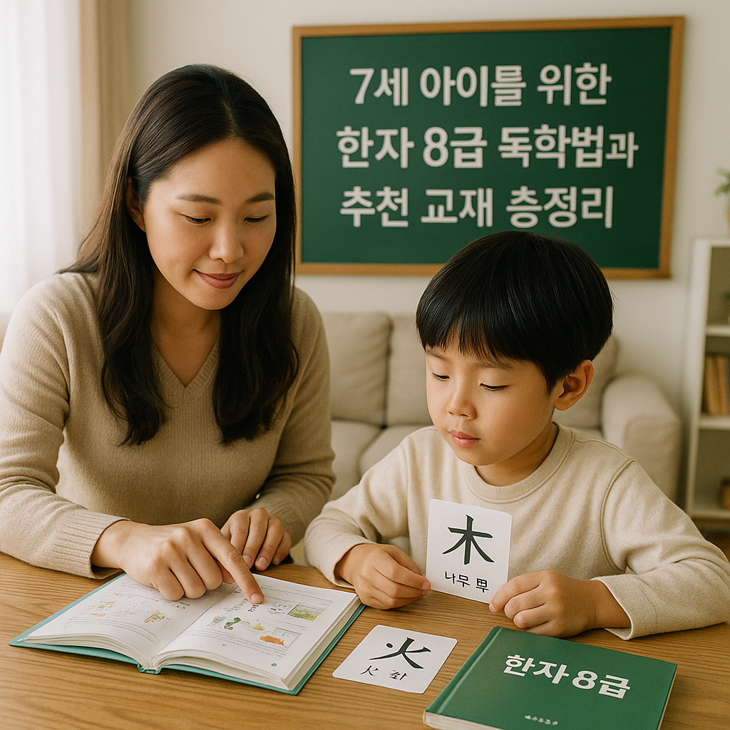 7세 아이를 위한 한자 8급 독학법과 추천 교재 총정리