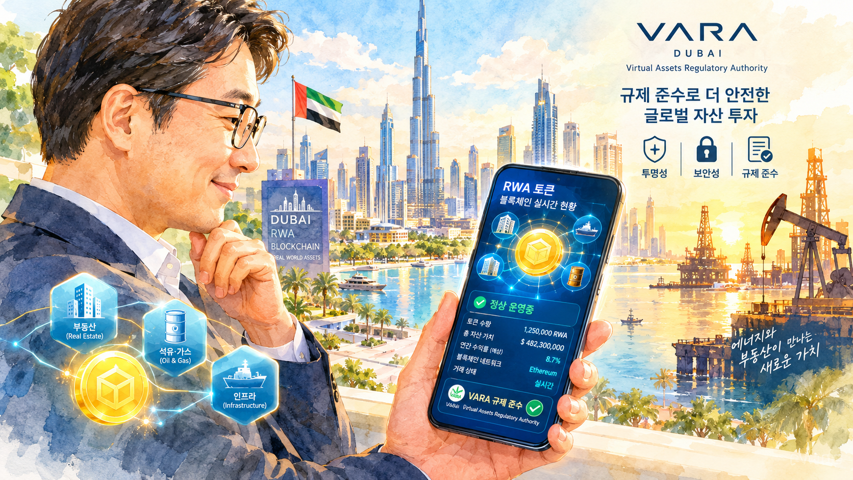 두바이 VARA RWA 규제 오일머니 토큰화 투자 가이드 2026년 실전 전략 분석