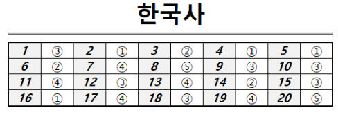 2025년9월모평한국사정답