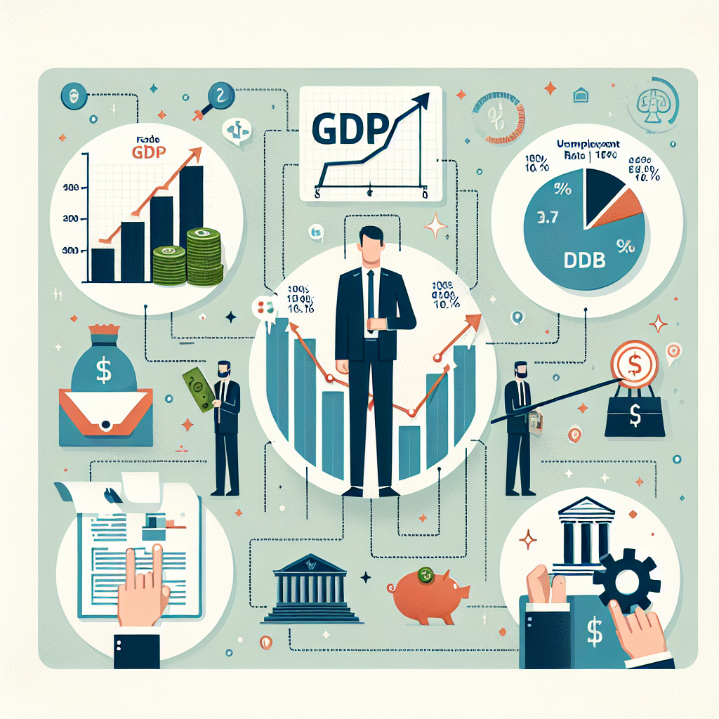 GDP, 실업률, 재정정책의 관계: 경제 건강의 3대 지표 이해하기