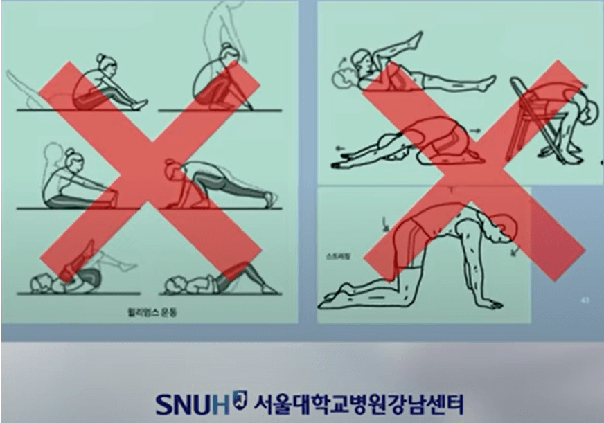 허리 통증에 하면 좋은 운동