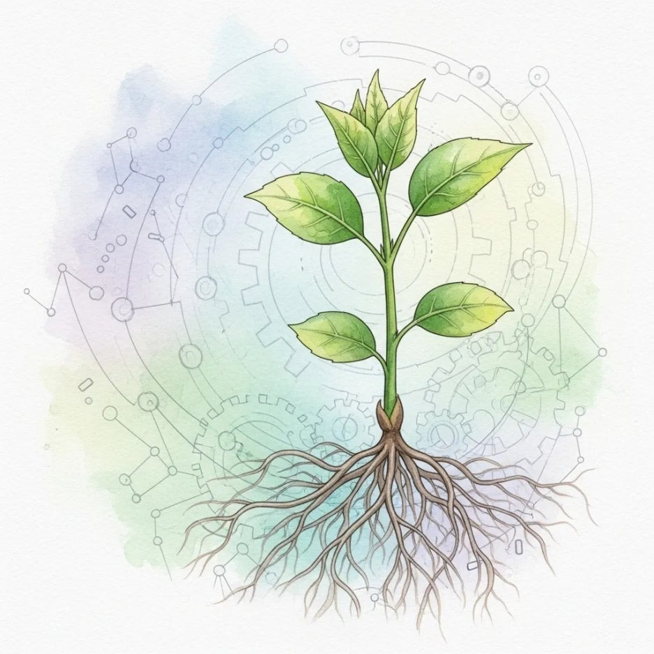 바이오 기술 성장을 상징하는 이미지