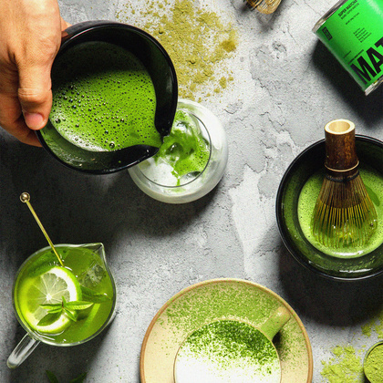 우리는 방법에 따라 맛이 변하는 말차