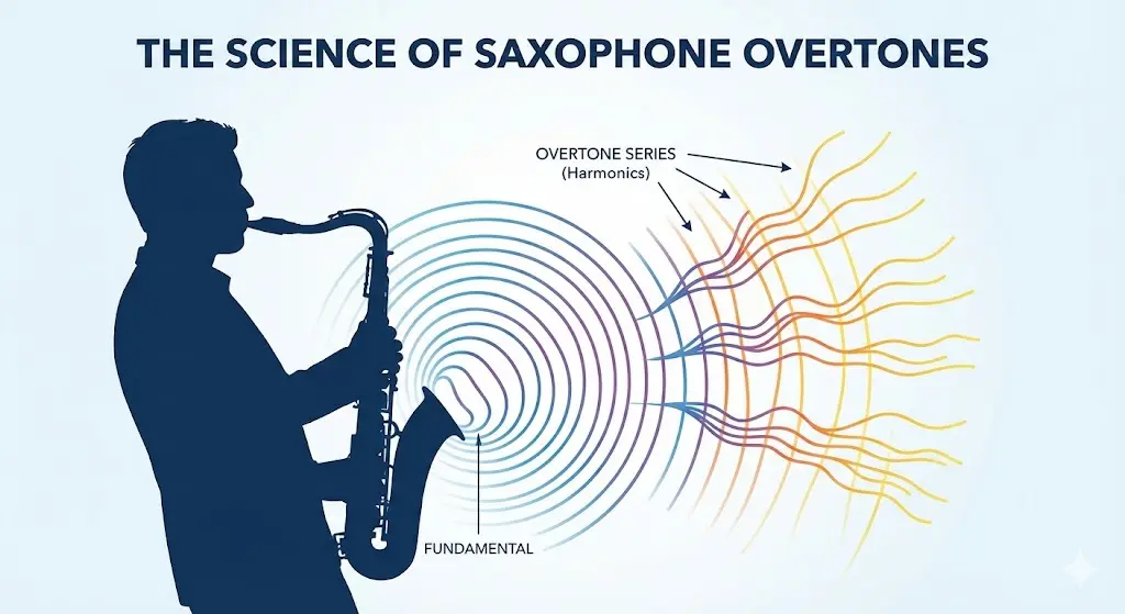 색소폰 배음(오버톤)의 원리와 소리가 풍성해지는 시각적 효과